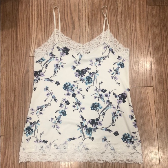 Tops - WHBM Floral cami